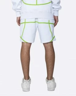 EPTM. EPTM BASKETBALL SHORTS-WHITE