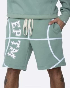 EPTM. EPTM BASKETBALL SHORTS-SAGE