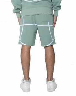 EPTM. EPTM BASKETBALL SHORTS-SAGE