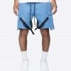 EPTM. EPTM STRAP CARGO SHORTS- BLUE