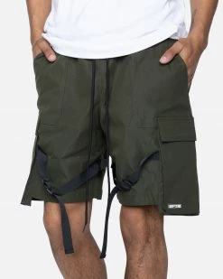 EPTM. EPTM STRAP CARGO SHORTS-OLIVE