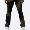EPTM. EPTM MARBLE PANTS- OLIVE