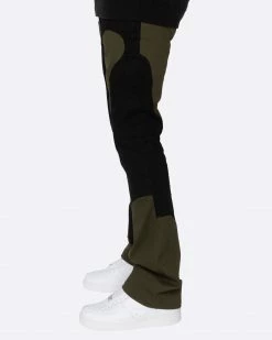 EPTM. EPTM MARBLE PANTS- OLIVE