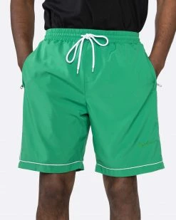 EPTM. EPTM PIPING SHORTS-GREEN
