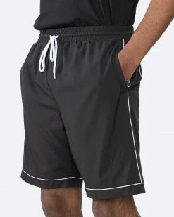 EPTM. EPTM PIPING SHORTS-BLACK