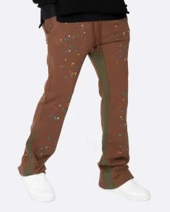 EPTM. EPTM REBEL SWEATPANTS -BROWN