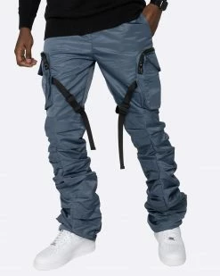 EPTM. CARGOS EPTM STACKED FLARE CARGO 2.0-STEEL BLUE