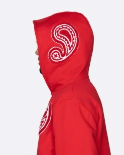 EPTM. HOODIES EPTM PAISELY HOODIE-RED