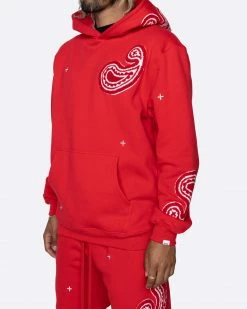EPTM. HOODIES EPTM PAISELY HOODIE-RED