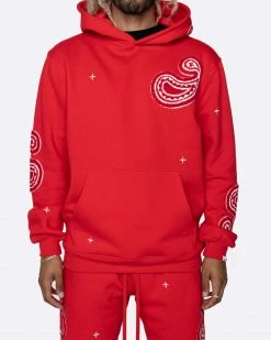 EPTM. HOODIES EPTM PAISELY HOODIE-RED