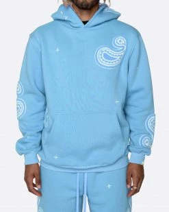EPTM. HOODIES EPTM PAISLEY HOODIE-BABY BLUE