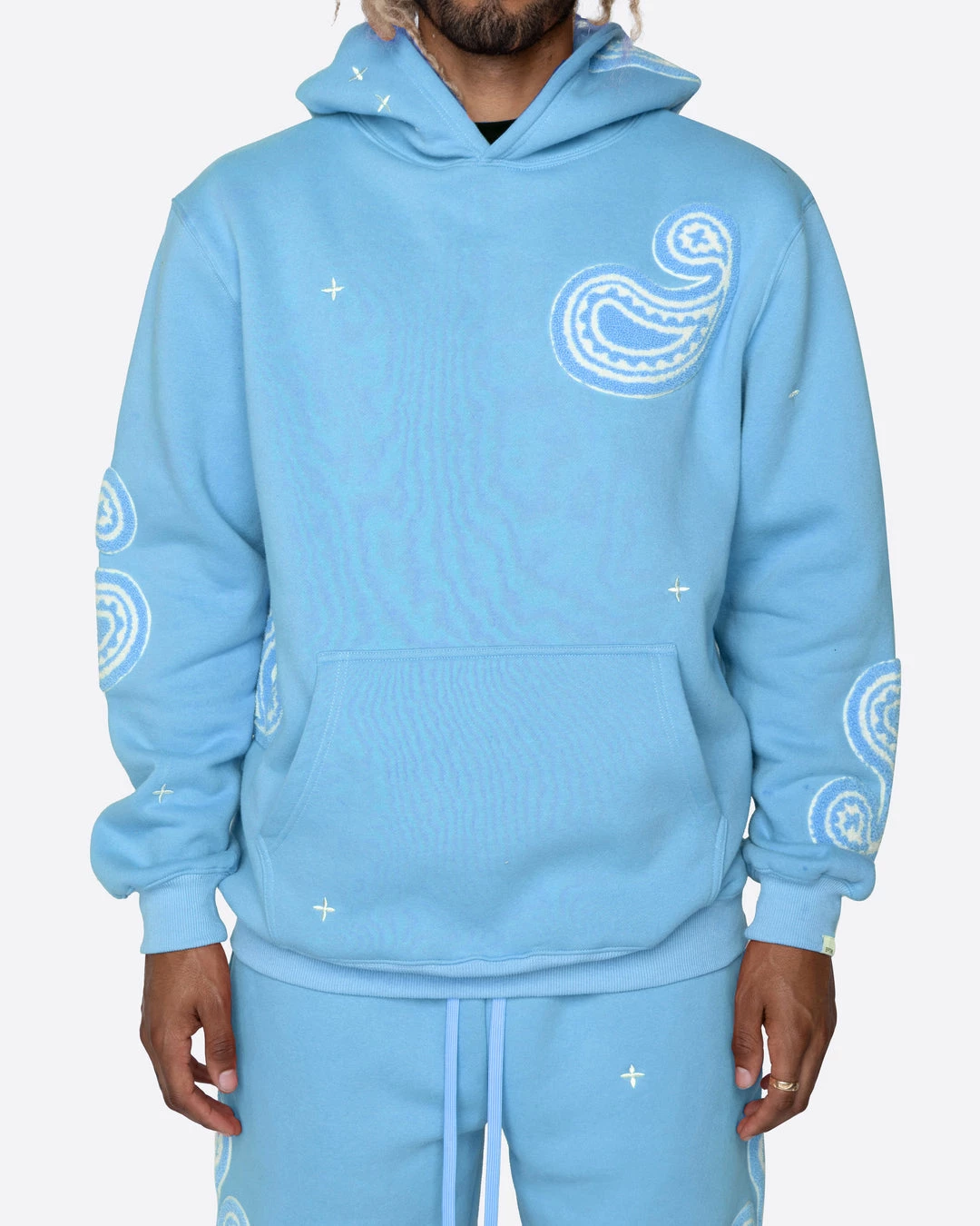 EPTM. HOODIES EPTM PAISLEY HOODIE-BABY BLUE 1 EPTM. HOODIES EPTM PAISLEY HOODIE-BABY BLUE