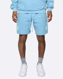 EPTM. EPTM PAISLEY SHORTS-BABY BLUE