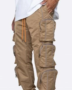 EPTM. NEW ARRIVALS EPTM 3M TRIPLE CARGO PANTS-COFFEE