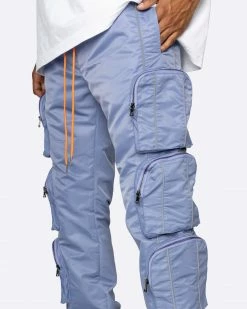 EPTM. NEW ARRIVALS EPTM 3M TRIPLE CARGO PANTS-DENIM BLUE
