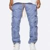 EPTM. NEW ARRIVALS EPTM 3M TRIPLE CARGO PANTS-DENIM BLUE