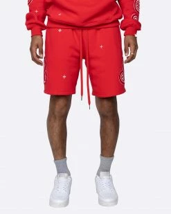 EPTM. EPTM PAISLEY SHORTS-RED