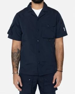 EPTM. SHIRTS EPTM SNAP BUTTON SHIRT-NAVY