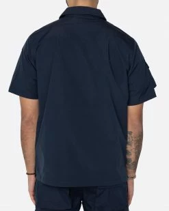 EPTM. SHIRTS EPTM SNAP BUTTON SHIRT-NAVY