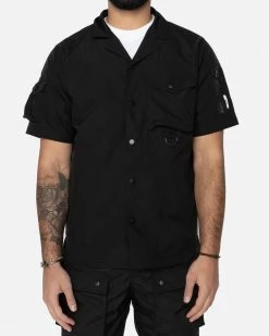 EPTM. SHIRTS EPTM SNAP BUTTON SHIRT-BLACK