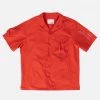EPTM. EPTM SNAP BUTTON SHIRT-RED