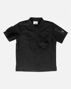 EPTM. SHIRTS EPTM SNAP BUTTON SHIRT-BLACK