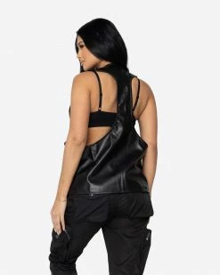 EPTM. EPTM WOMEN GOPACHI VEST HOLSTER- BLACK TOPS