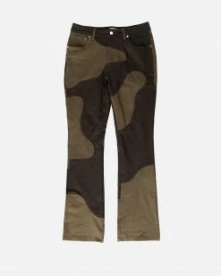 EPTM. DAVE EAST MARBLE PANTS-OLIVE/OLIVE