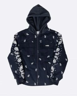 EPTM. JACKETS DAVE EAST FTD BANDANA JACKET-NAVY