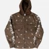EPTM. JACKETS DAVE EAST FTD BANDANA JACKET-BROWN