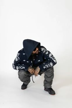 EPTM. JACKETS DAVE EAST FTD BANDANA JACKET-NAVY 7 EPTM. JACKETS DAVE EAST FTD BANDANA JACKET-NAVY