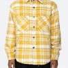 EPTM. EPTM SLIT FLANNEL SHIRT- MODERN YELLOW SHIRTS