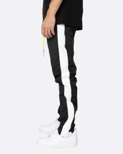 EPTM. EPTM NYLON BASIC TRACK PANTS- BLACK/WHITE