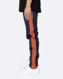 EPTM. EPTM NYLON BASIC TRACK PANTS-NAVY/RUST
