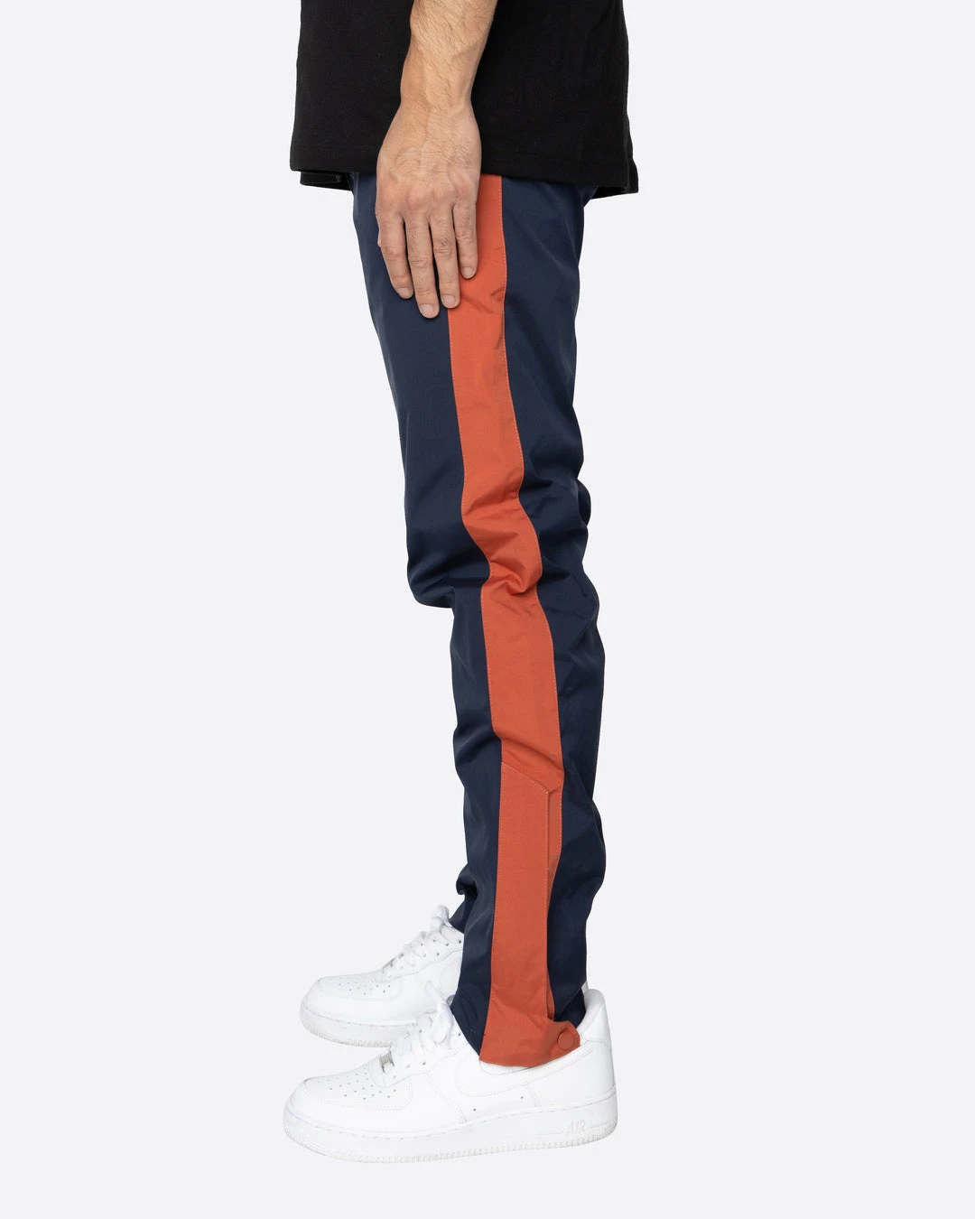 EPTM. EPTM NYLON BASIC TRACK PANTS-NAVY/RUST 1 EPTM. EPTM NYLON BASIC TRACK PANTS-NAVY/RUST