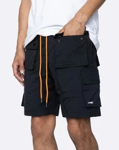 EPTM. EPTM SNAP CARGO SHORTS-BLACK