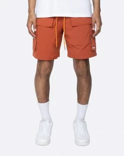 EPTM. EPTM SNAP CARGO SHORTS-RUST