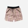 EPTM. EPTM TWEED TRUCKER SHORTS-PINK