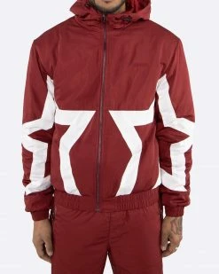 EPTM. EPTM STAR JACKET-BURGUNDY JACKETS