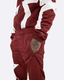EPTM. EPTM STAR PANTS-BURGUNDY