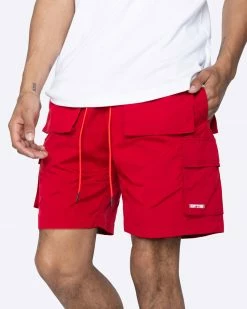 EPTM. EPTM SNAP CARGO SHORTS-RED