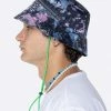 EPTM. ACCESSORIES EPTM TIE DYED BANDANA BUCKET HAT-BLACK
