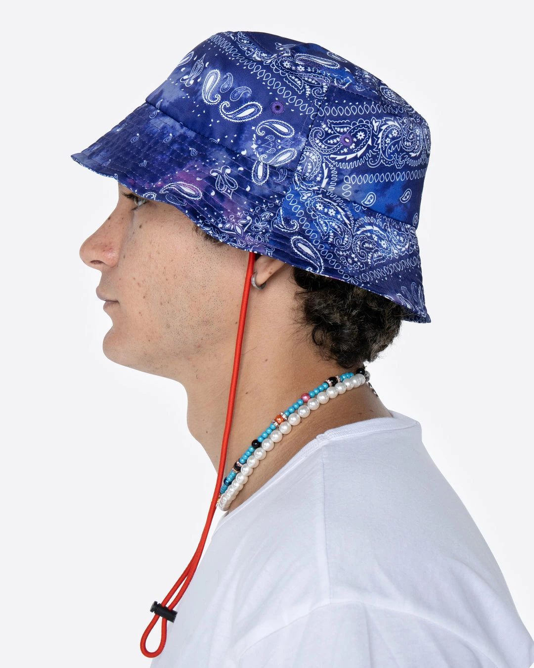 EPTM. ACCESSORIES EPTM TIE DYED BANDANA BUCKET HAT-NAVY 1 EPTM. ACCESSORIES EPTM TIE DYED BANDANA BUCKET HAT-NAVY